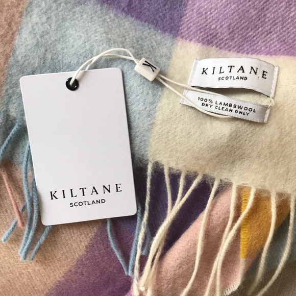 NWT Made in Scotland 100% Lambswool Scarf - Picture 6 of 7